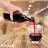KADAX Glasflasche für Likör Saft Wein Korken 0,5L