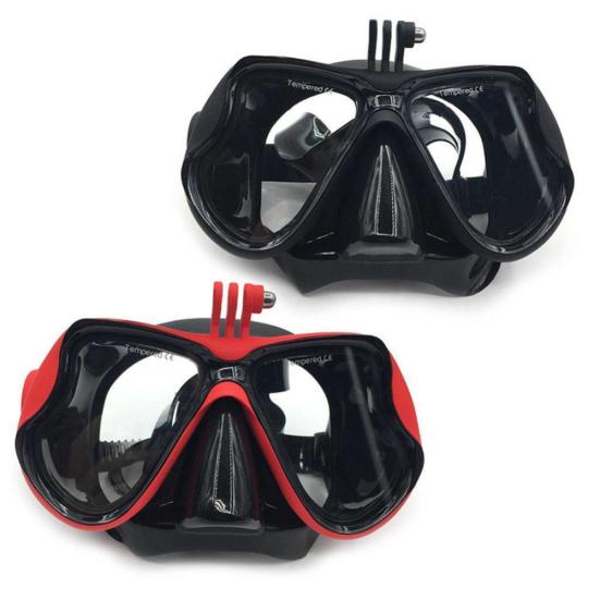 Mască de scufundări subacvatică cu snorkeling și ochelari de protecție pentru camera de acțiune GoPro Hero 38445