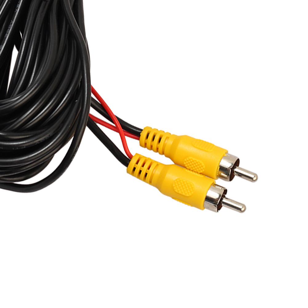 RCA Male To Male Camera View Rear Video Cable with Detection Wire Parking Camera Video Cable Auto Accessories