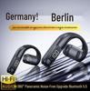 Universal Non-In-Ear Bluetooth Ear Hook Headset with Battery Display for Business and Sports