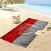 Asciugamano da Spiaggia con Stampa Arsenal Football Club, Asciugamano Grande Morbido ad Asciugatura Rapida per Spiaggia Campeggio Nuoto