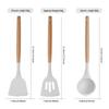 12Pcs Kitchen Utensil Set Silicone Spatula Set Spatula Spoon Brush Whisk Cooking Tools Kit Non-Stick Spatula Set for Kitchen