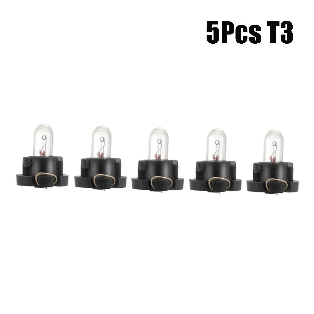 

5/10Pcs T3 T4.2 Led Bulbs Car Interior Lights Auto Warming Indicator Lamp 12V Board Instrument Panel Lamp 4300K 1-1.4W Halogen
