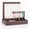 Multifuntional Wood Bracelet Display Stand Necklace Display Holder Necklace Stand Bracelet Organizer Wood Texture