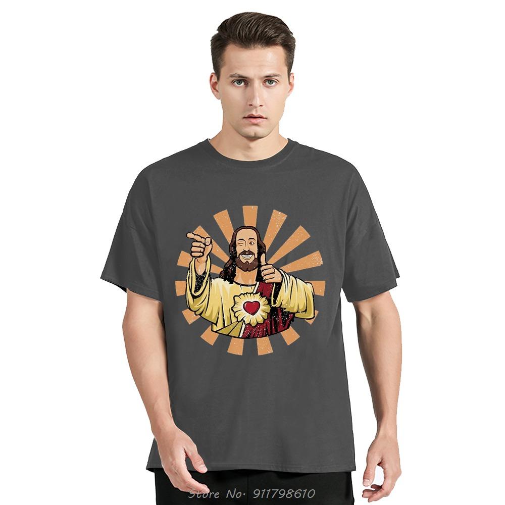 Buddy Christ Vintage 90s Cool Jesus Religious Christian T Shirt Fitness Clothing Sales Unisex T-shirt Unisex O-Neck Tshirt