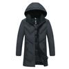 Herren Lang Warme Dicke Fleece Mütze Parkas Herren Jacken Winter Neu Herren Herbst Oberbekleidung Outfits Klassische Wasserdichte Freizeit Parkajacke Mantel