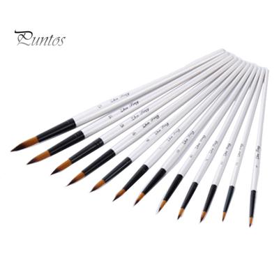 12Pcs/Set Artist Paint Brushes for Acrylic Watercolor Oil Painting Art Craft Kit