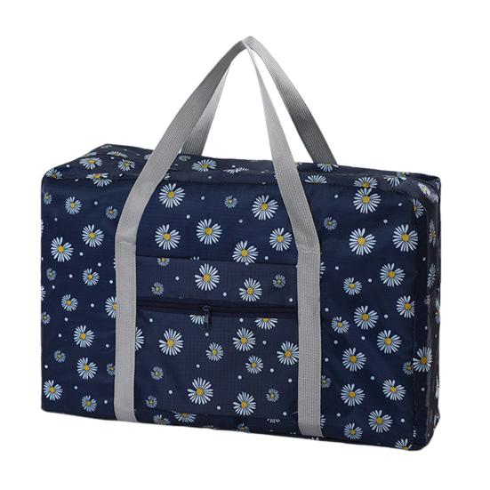 Foldable Travel Duffel Bag Tote Carry-on Luggage Bag Large Capacity Waterproof Portable Storage Bag with Zipper