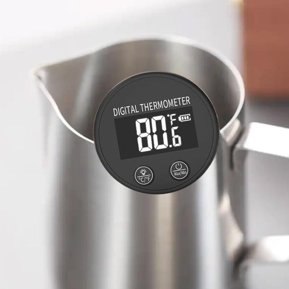 Digital Liquid Thermometer Waterproof Food Temp Gauge Portable Coffee Thermometer Probe Barista
