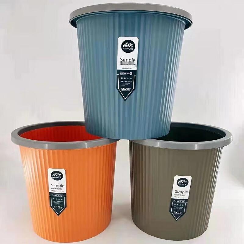

Yi Li 9.1L Plastic Lidless Trash Can