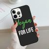 Vegan Vegetarian Phone Case For iPhone 17 Air 11 12 13 14 15 16 Pro Max Cover For iPhone 17 Air Max Plus Coque Shell