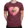 Classic Funny Graphic 100 Cotton Tshirt Cute Monkey Hugging Plush Tees Tops For Unisex
