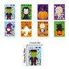Universal Pumpkin Witch Ghost Designs Sticker Fun DIY Assembly Sticker Supplies 16Sheets Halloween Themed Puzzle Stickers