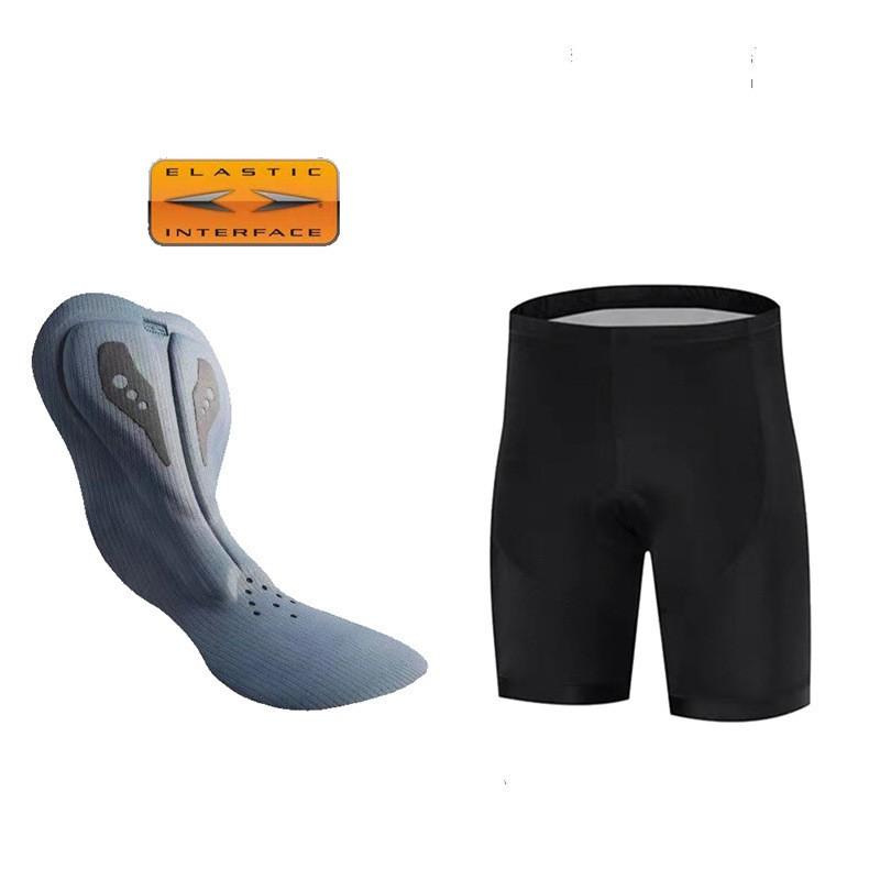 Unisex Cycling Shorts With Adjustable Straps Mountain Road Bikes Breathable Bike Wear