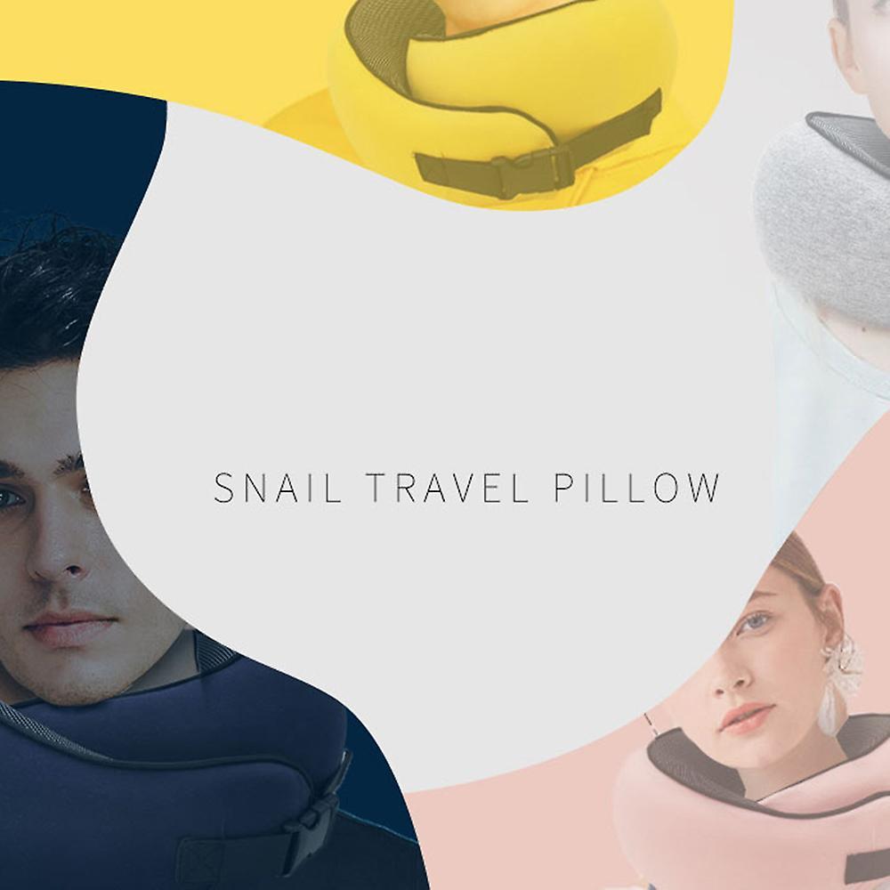 Adjustables Buckle U-Shaped Pillow Ergonomic Design Neck Guard Pillow Gift for Birthday