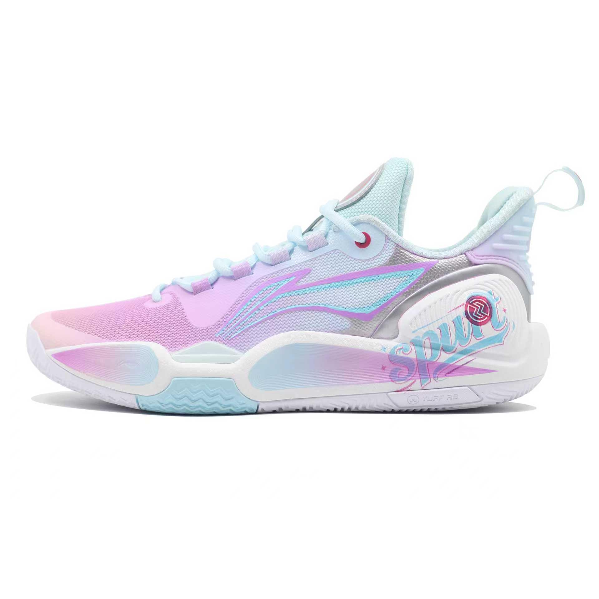 

Li Ning Speed 9 Амортизирующие Нескользящие Износостойкие Низкие Баскетбольные Кроссовки Мужские Розово-Сине-Фиолетовые ABPT001-6(Команда205-) 39