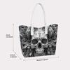 Gothic Skull Print Tote Bag Fashion Casual Shoulder Top Handle Handbag for Daily Use