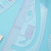 FELE Multifunctional French Curve Ruler Soft Plastic Patchwork Ruler Measure Dressmaking Drawing Template Craft Sewing Tools