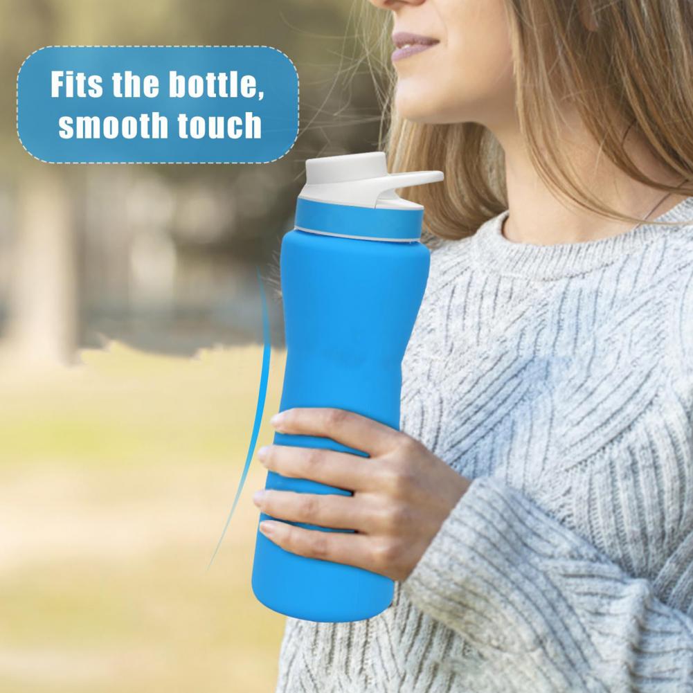 

Water Bottle Sleeve For Cirkul 22oz Tumbler Insulated Cover For Retaining Temperature Anti-Slip Silicone Cup Protector Accessory фиолетовый