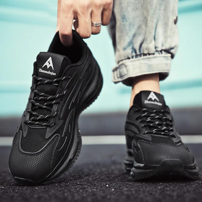 Fashion Men's Sneakers Men Running Shoe Breathable Outdoor Sports Shoes Lightweight Shoes for Men Comfortable Athletic Training Footwear