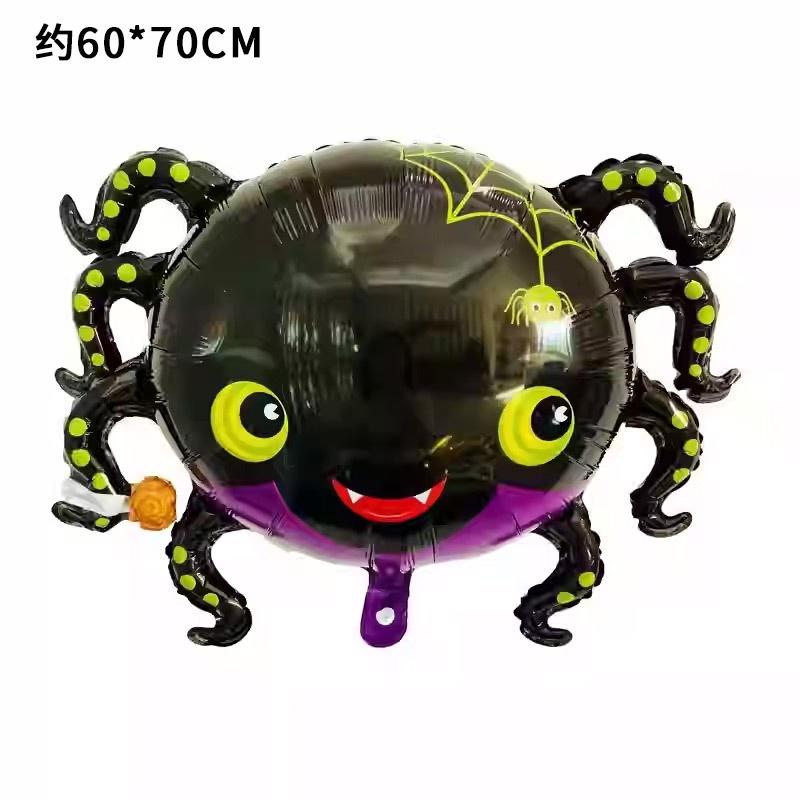 

Halloween-Themed Spider Aluminum Film Balloon, Party Bar Ktv Mall Funny Decorative Atmosphere Props new octopus spider