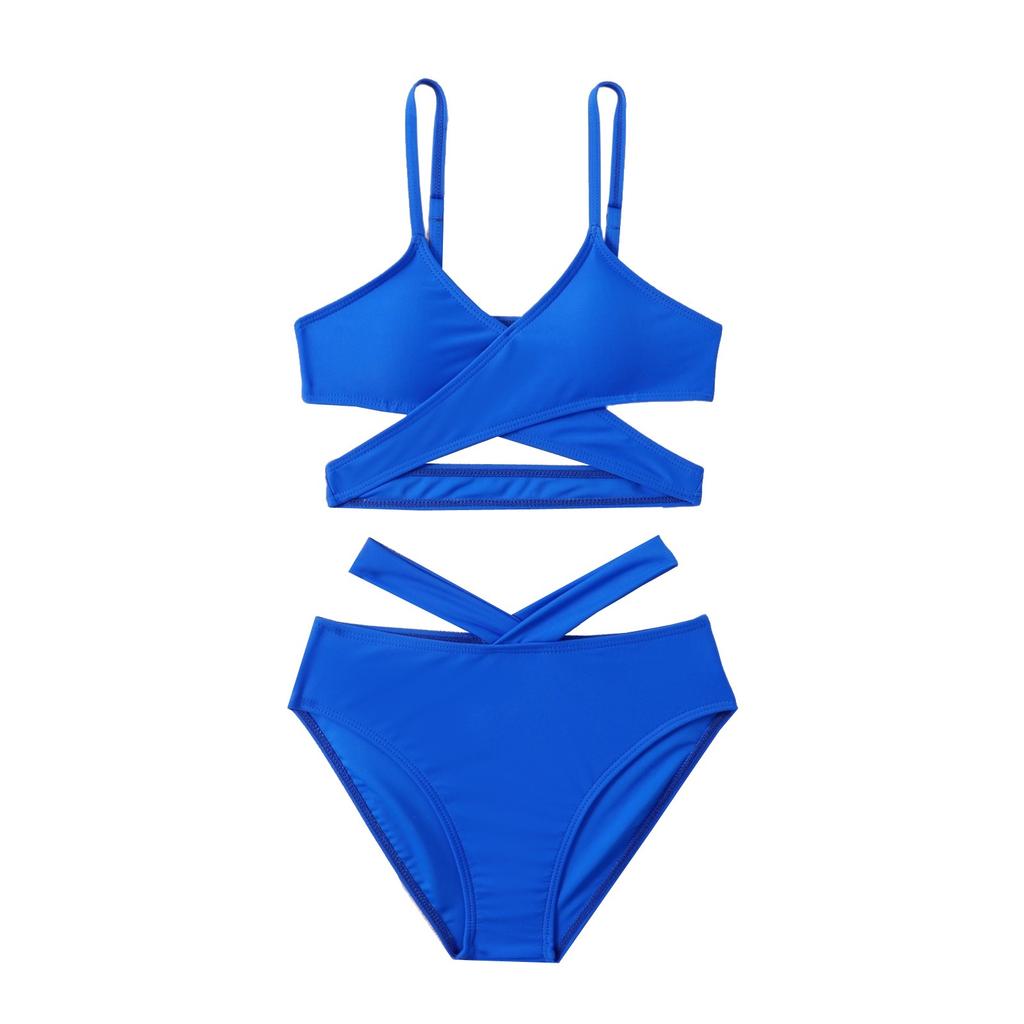 Girls' Bikini Swimsuit Set - Teen Two Piece Swimwear For Big Kids