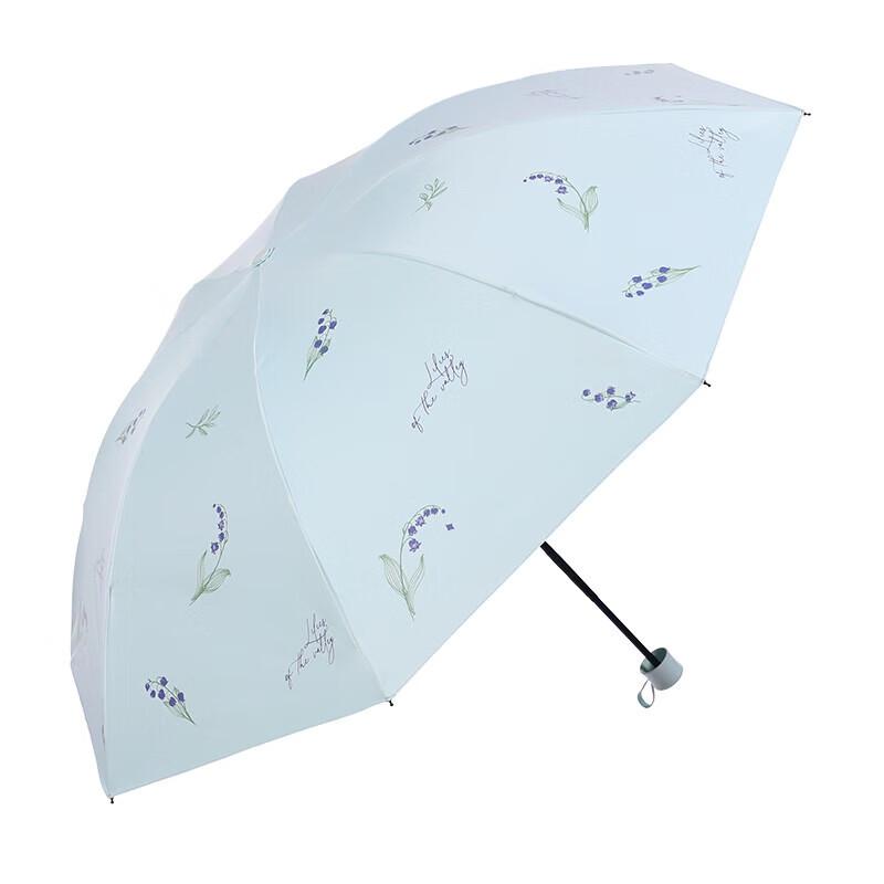 Paradise Floral Print UV Protection Folding Umbrella