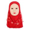 Muslim Children Kids 2 Layer Girls Islamic Scarf Arab Shawls Hijab For 7-11-Year Muslim Children