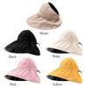 Women Summer UV Protection Wide Brim Foldable Sunshade Hat Bucket Hat Sun Cap Beach Cap