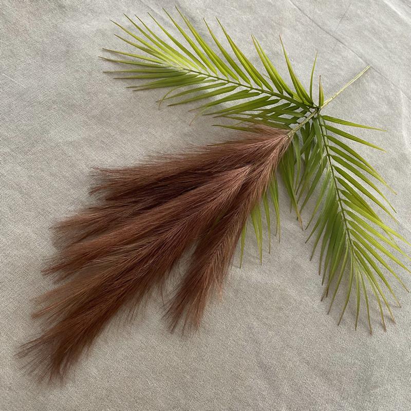 Nordic Reed Style Simulation Flowers Scandinavian Style For Interior Wall Decor