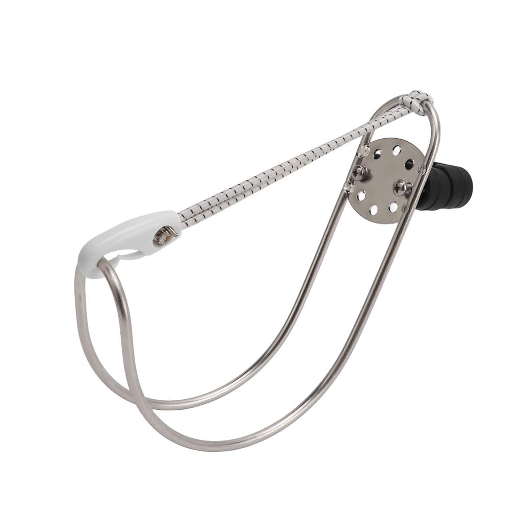 Lifebuoy Horseshoe Holder Any Angle Adjustment Facial Polishing Metallic Life Ring Holder for Boat