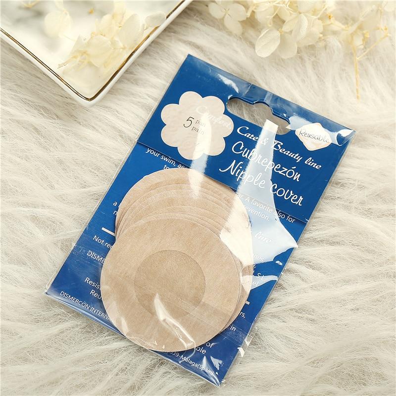 FINETOO 5 Paare/los Brust Blütenblätter Sommer Reusable Unsichtbare Selbst Adhesive Aufkleber Abdeckung Bh Herz Blume Intimates Zubehör