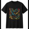 Tattoo Kiwi Bird Torn Unisexs T Shirt Black 100 Cotton Ornithology Birthday Vintage Homme Unisex Stretched Fashion