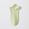 Women's Summer Thin Cotton Ankle Socks - Antibacterial, Odor-Resistant, Breathable, Sweat-Absorbing in Solid White