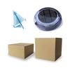 Outdoor IP67 Waterproof High Efficiency Solar LED Deck Light Motion Sensor 8PCS LEDs 2-3 Nights Lighting Road Steps Ni-MH