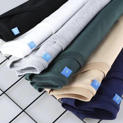 2024 Lato Unisex Koszulki Topy Koszulki Jednolita 100% Bawełna Krótki Rękaw Streetwear O-neck Koszulki CR180