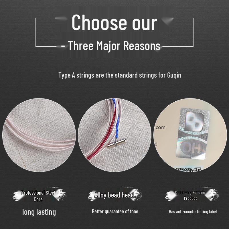 Genuine Dunhuang Type A Guzheng Complete String Set