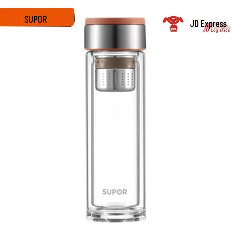 Supor Double Wall Borosilicate Glass Tea Cup