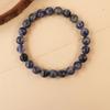 Blue Stripe Agate Bracelet For Women's Men Personality Natural Stone Beaded Bangle Unisex Fashion Energy Jewelry Birthday Gifts