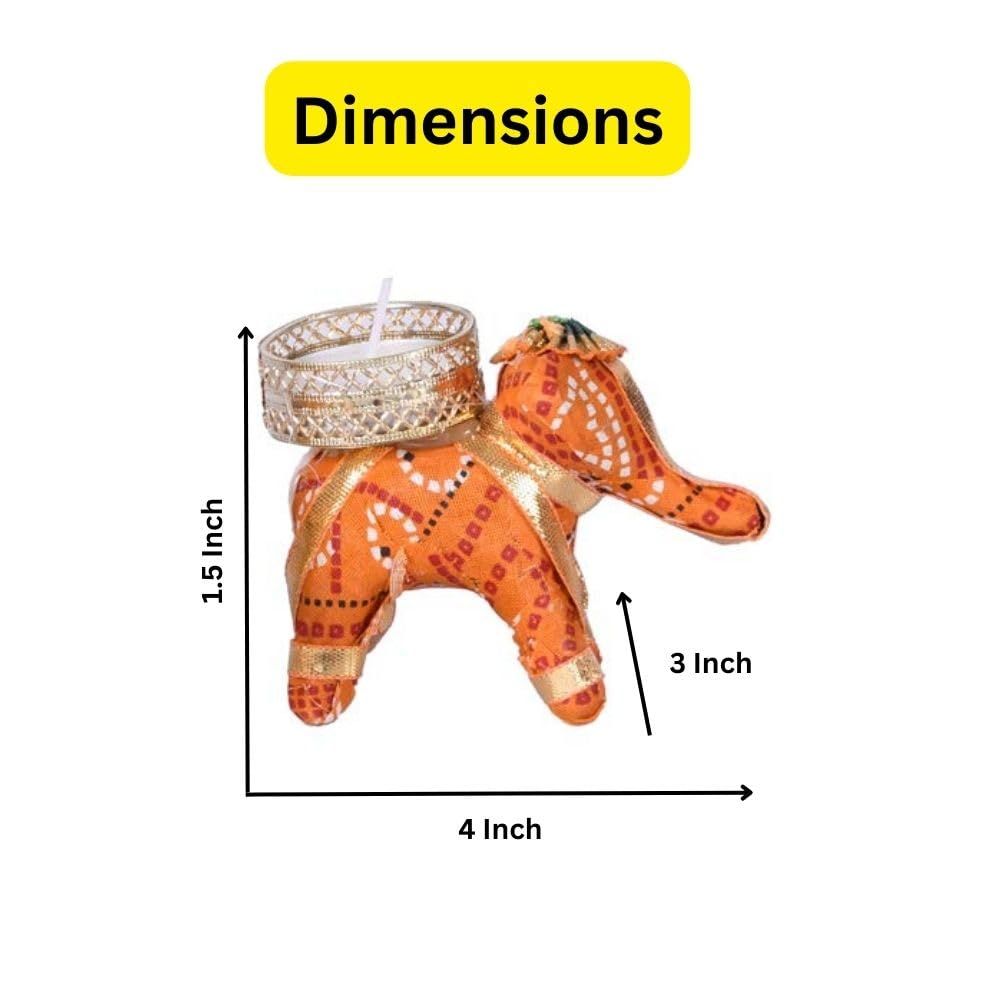 Tealight Candle Holder for Home Decoration Elephant Candle Holder Candles Tea Light Holder for Home Decor Diwali Decoration Items