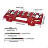 Handle Drilling Jig Aluminum Alloy Cabinet Hardware Long-Lasting Metal Build