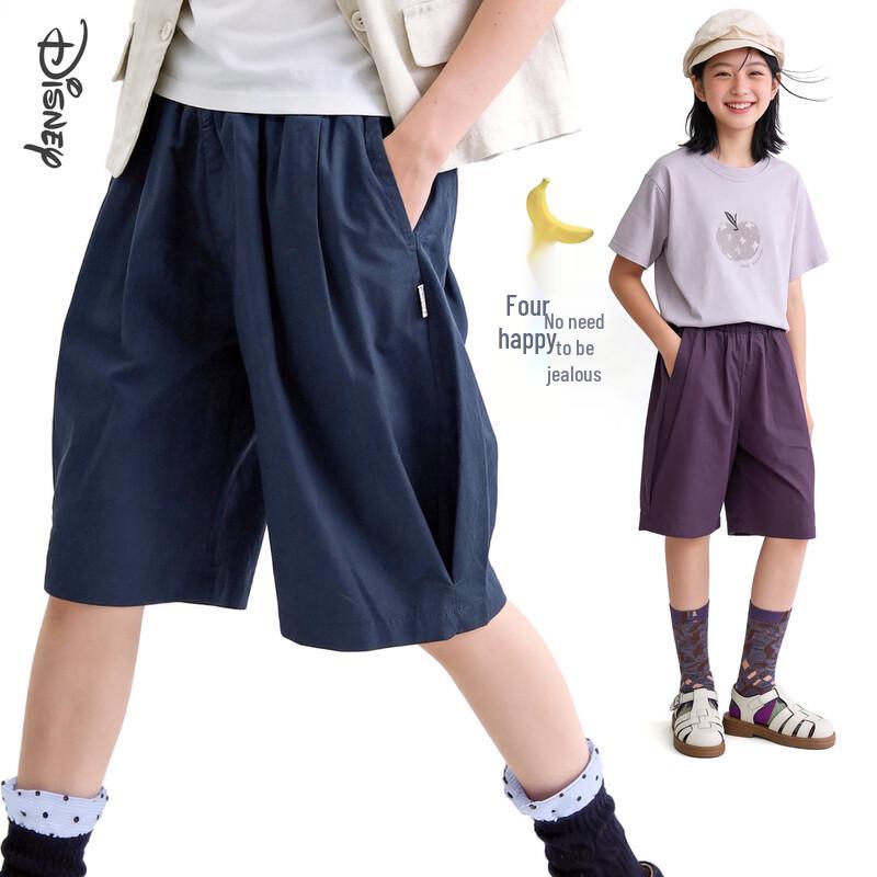

Disney Girls 100% Cotton Casual Capri Shorts 150