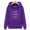 DIY 03 Personalized Customization of Your Own Design Logo Comfortable Color Matching for Men and Women Hoodie