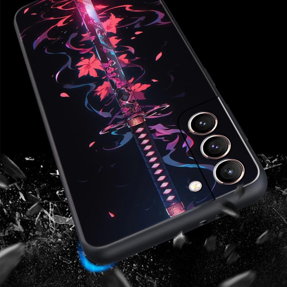 The Sword Creative Pattern Phone Case Cover for Samsung Galaxy S26 S25 S24 S23 S22 S20 S21 FE Ultra S25 Edge Plus Soft TPU Shell
