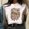 Witch Triple Moon Gothic Sun Top Women Harajuku T-shirts Girl Graphic Harajuku 2000s Clothing Graphic T Shirts Fashion  Y2K Top