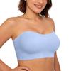European and American underwear women's strapless non-slip tube top, chest wrapping, gathering, upper support, no steel ring bra, bra