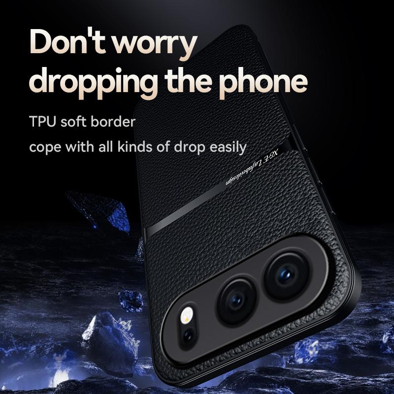 Capa com Textura de Couro Fosco e Estrutura Flexível para Honor 500 400 300 200 100 Lite Magic 8 7 6 5 4 Pro Capa Protetora Magnética