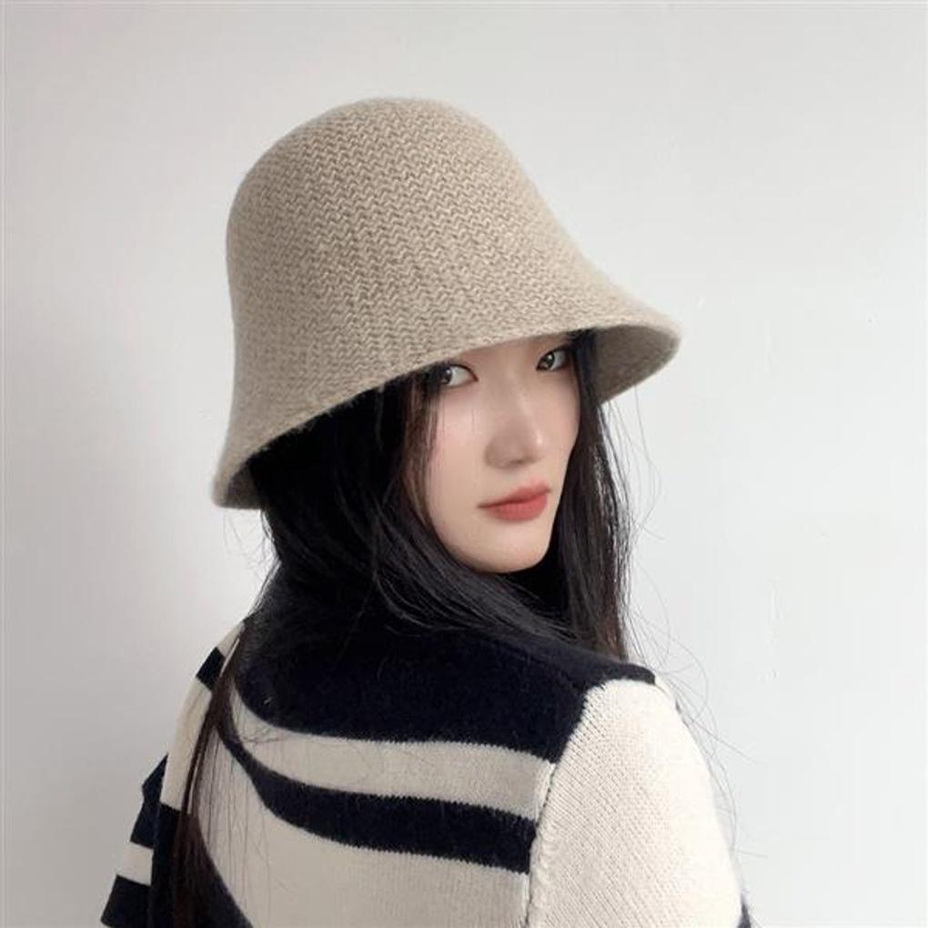 Halo Wool Bucket Hat (Brown)