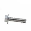 Authentic GB5789 Hex Flange Head Bolt with Washer Teeth, 304 Stainless Steel, Sizes M5-M10