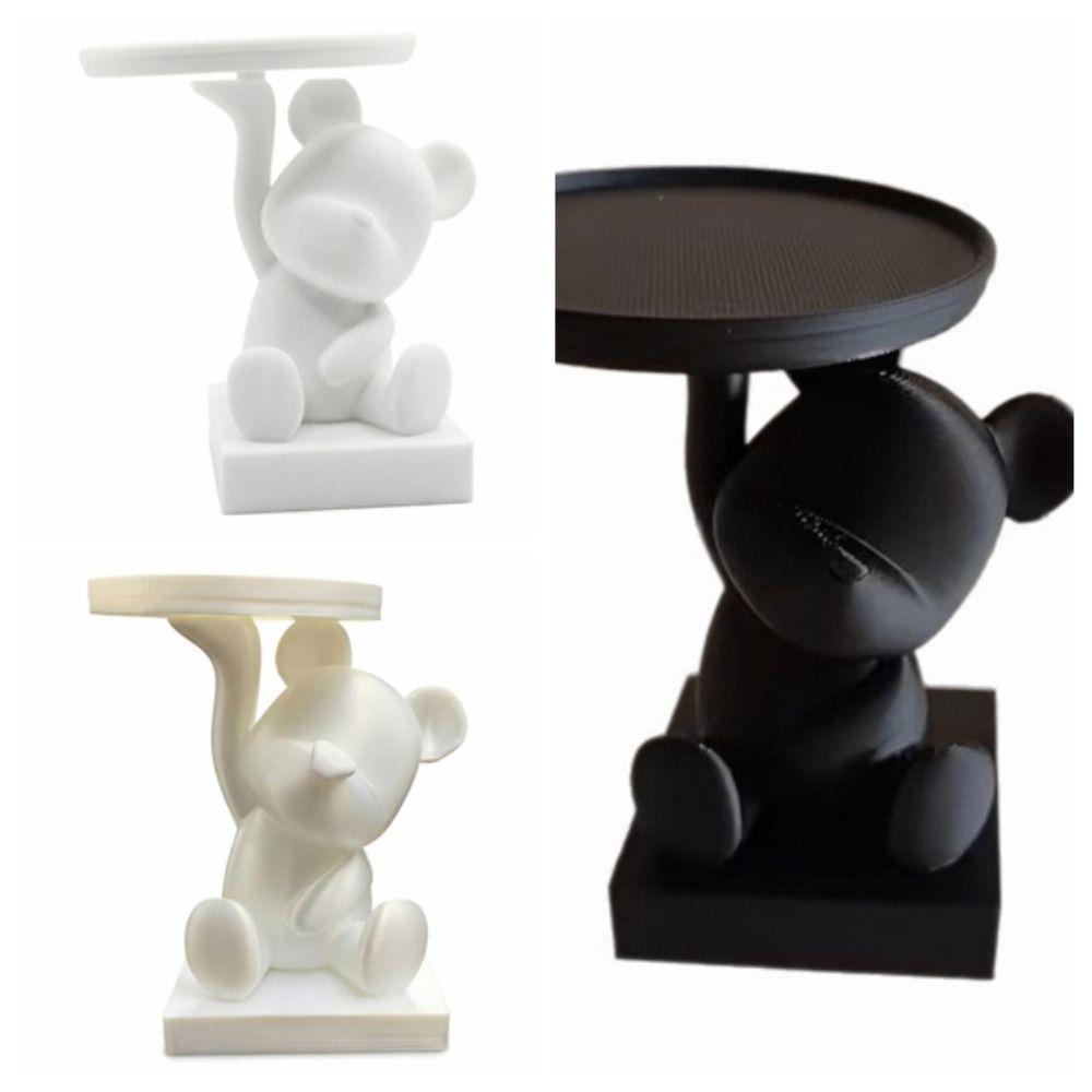 Decorations Bear Storage Tray Creative Desktop Accessory 3D Printing Ornaments  Home Decor